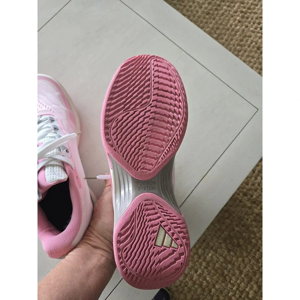 Adidas Avacourt 2 (IH0510) Lucid Pink Champagne Metallic Women's Sz 9.5 Shoes